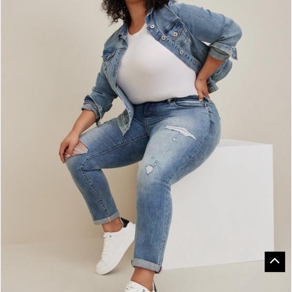 Torrid boyfriend straight jeans
